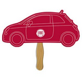 Car Stock Shape Fan w/ Wooden Stick